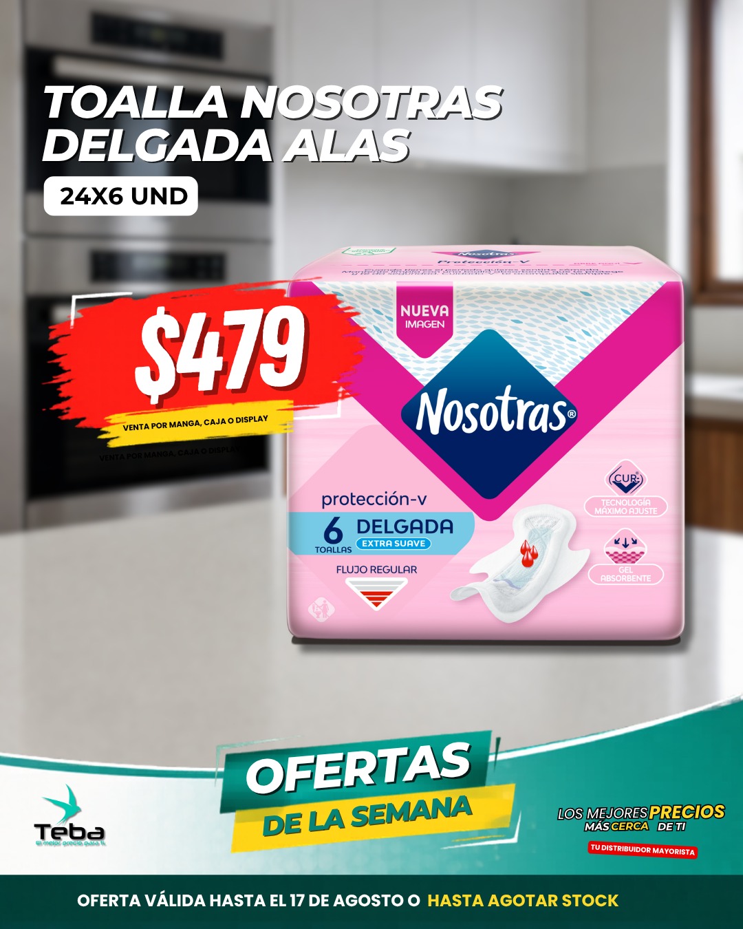 Ofertas de la semana - T HIGIENICA NOSOTRAS DELGADA/A 24X6UNI