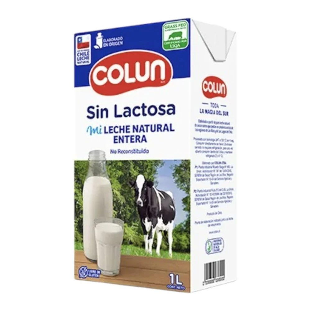 LECHE COLUN NATURAL C/T 12 X 1 L