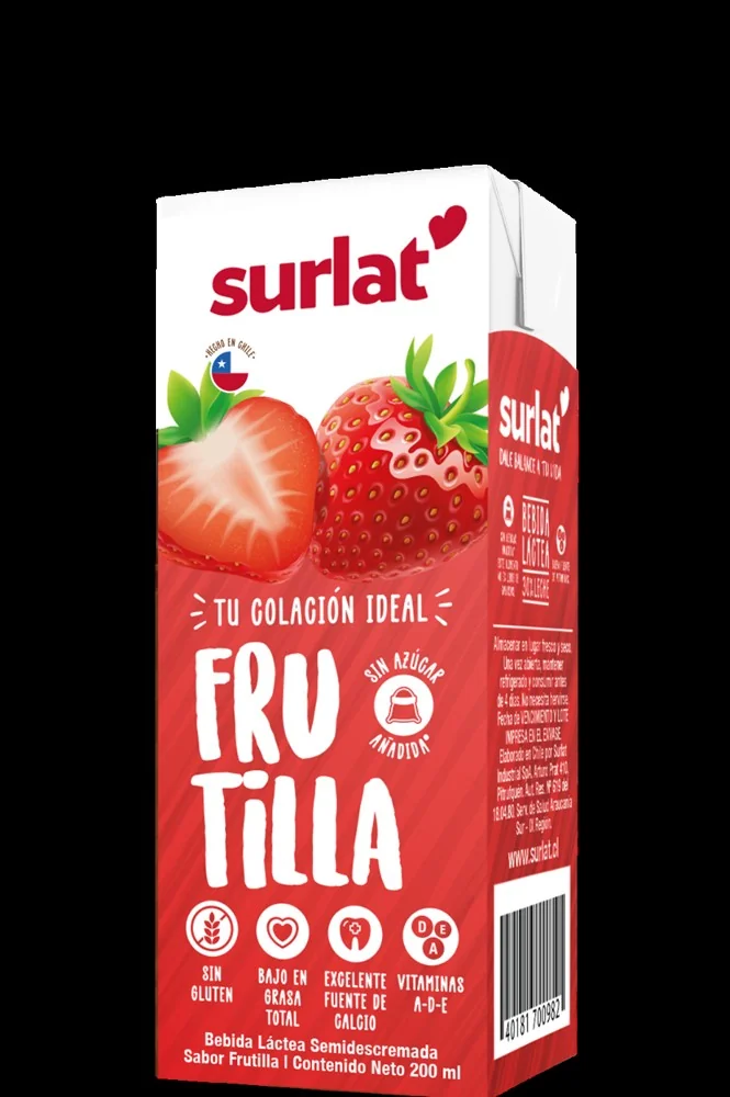 LECHE SURLAT FRUTILLA 60x200CC