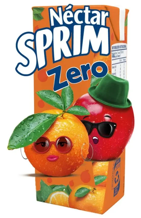 SPRIM ZERO NARANJA MANZANA 8X3X190ML